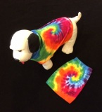 SIZE X-LARGE Rainbow Spiral Doggie Tank picture