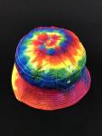 SIZE KID Rainbow Spiral Cotton Bucket Hat