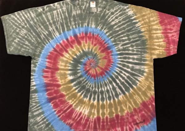 SIZE 4XL Monet and Sage Spiral Custom Tee picture