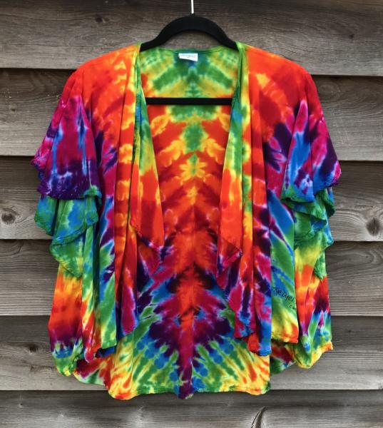 SIZE XL Rainbow Zipper Butterfly Jacket picture