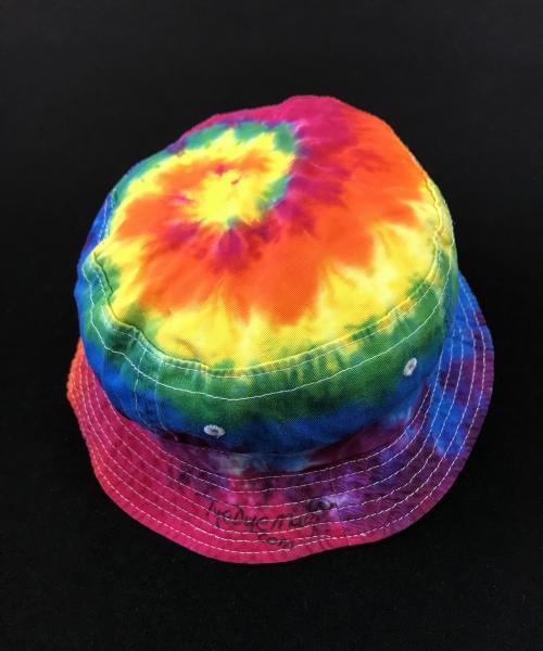 SIZE KID Rainbow Spiral Cotton Bucket Hat picture