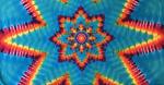 Rainbow And Turquoise Mandala Cotton Tapestry