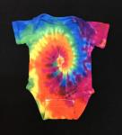 SIZE Newborn Rainbow Spiral Baby Onesie
