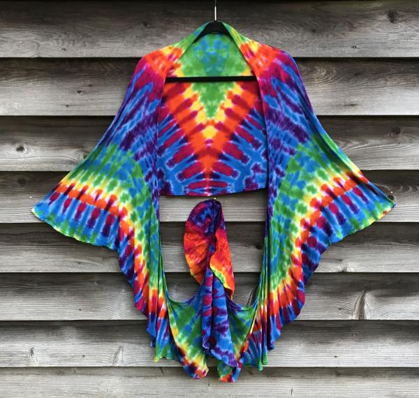 Rainbow Zipper Light Rayon Shawl picture