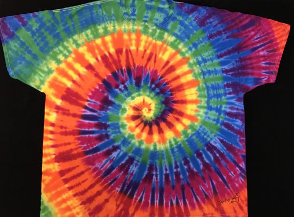 SIZE 4XL Rainbow Spiral Classic Tee