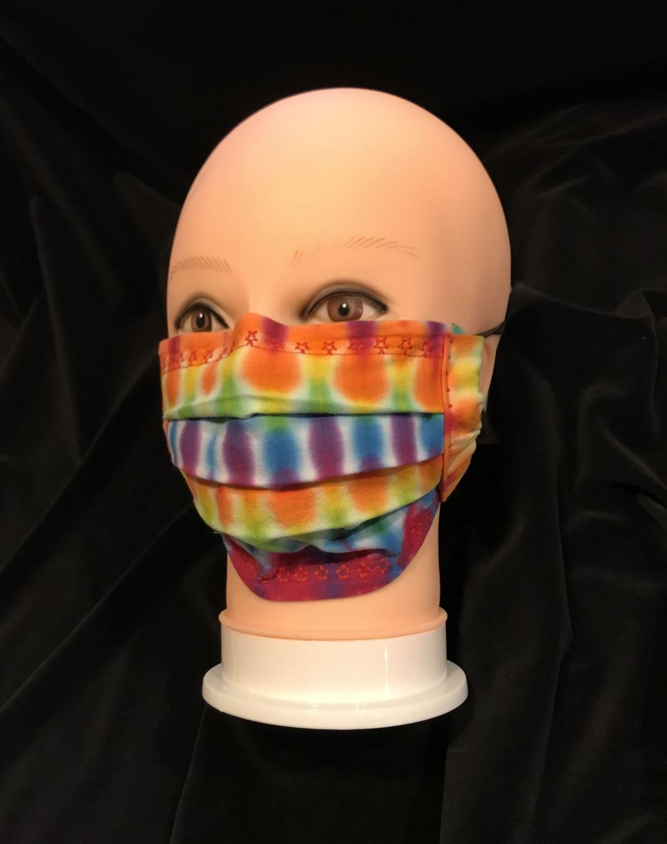 Rainbow Checkerboard Adjustable Mask picture