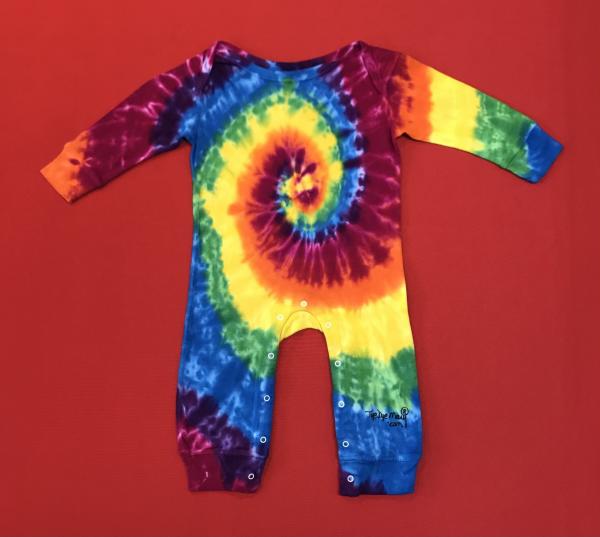 Size 24 Months Rainbow Spiral Toddler Coveralls      all picture