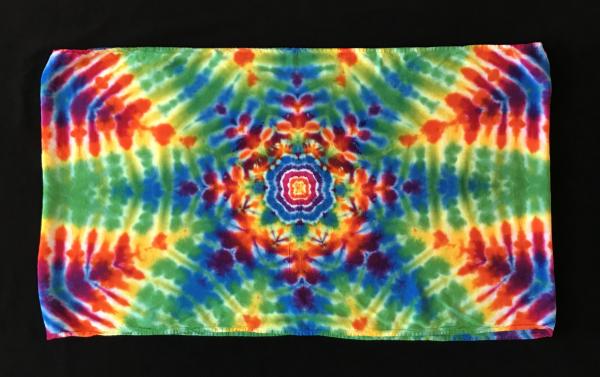 Rainbow Mandala Light Rayon Circular Scarf picture