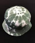 SIZE KID Sage and Evergreen Spiral Cotton Bucket Hat