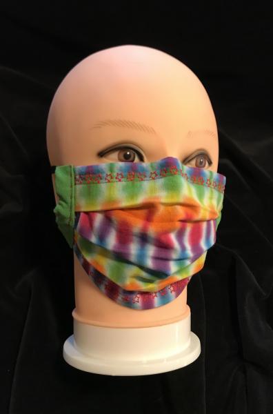 Rainbow Checkerboard Adjustable Mask picture