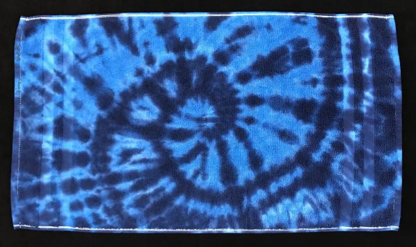 Baby Blue and Indigo Spiral Handtowel picture