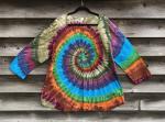 SIZE 3XL New Fall Spiral 3-Quarter Sleeve Scoop Top