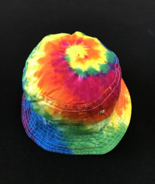 SIZE KID Rainbow Spiral Cotton Bucket Hat picture