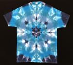 SIZE MEDIUM Multi-Blue Mandala Custom Tee