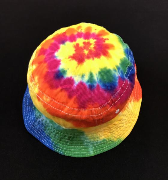 SIZE KID Rainbow Spiral Cotton Bucket Hat picture