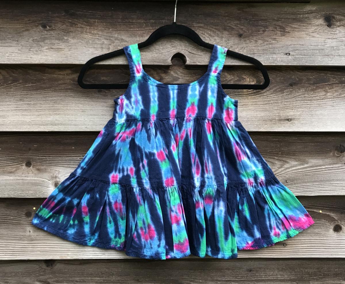 SIZE 2 "The Eve" Strata Girl's Gauzy Garden Dress picture