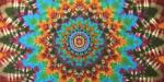 New Fall Wheel Mandala Cotton Tapestry