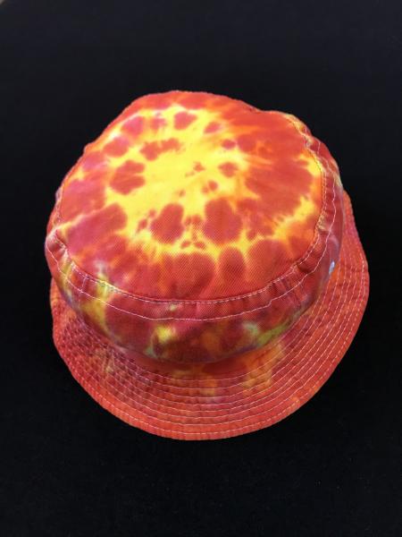 SIZE KID 3-D Fire Spiral Cotton Bucket Hat picture
