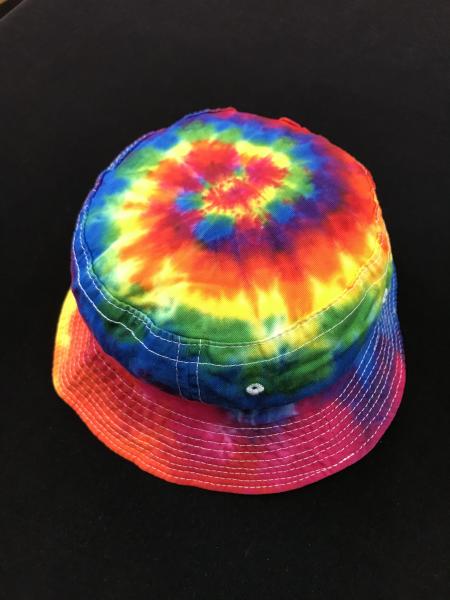 SIZE KID Rainbow Spiral Cotton Bucket Hat picture