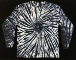 SIZE XL Black & White Jellybean Spiral Longsleeve