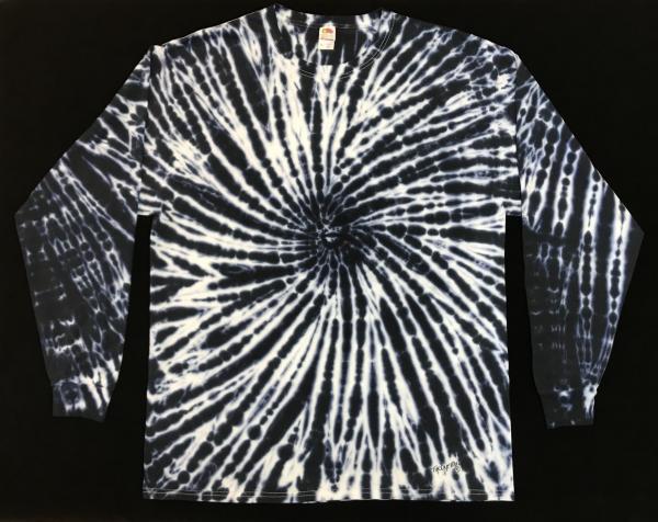 SIZE XL Black & White Jellybean Spiral Longsleeve picture