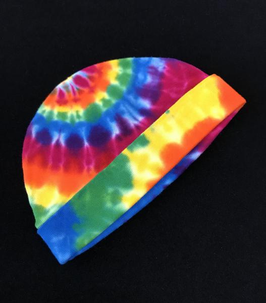 Rainbow Spiral Cotton Youth Watch Cap