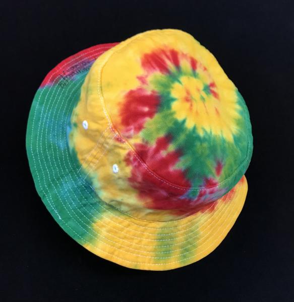 SIZE ADULT Rasta Spiral Cotton Bucket Hat picture