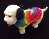 SIZE X-LARGE Rainbow Spiral Doggie Tank picture