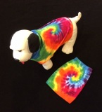 SIZE SMALL Rainbow Spiral Doggie Tank picture