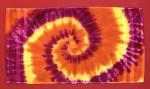 Fire Spiral Hand Towel