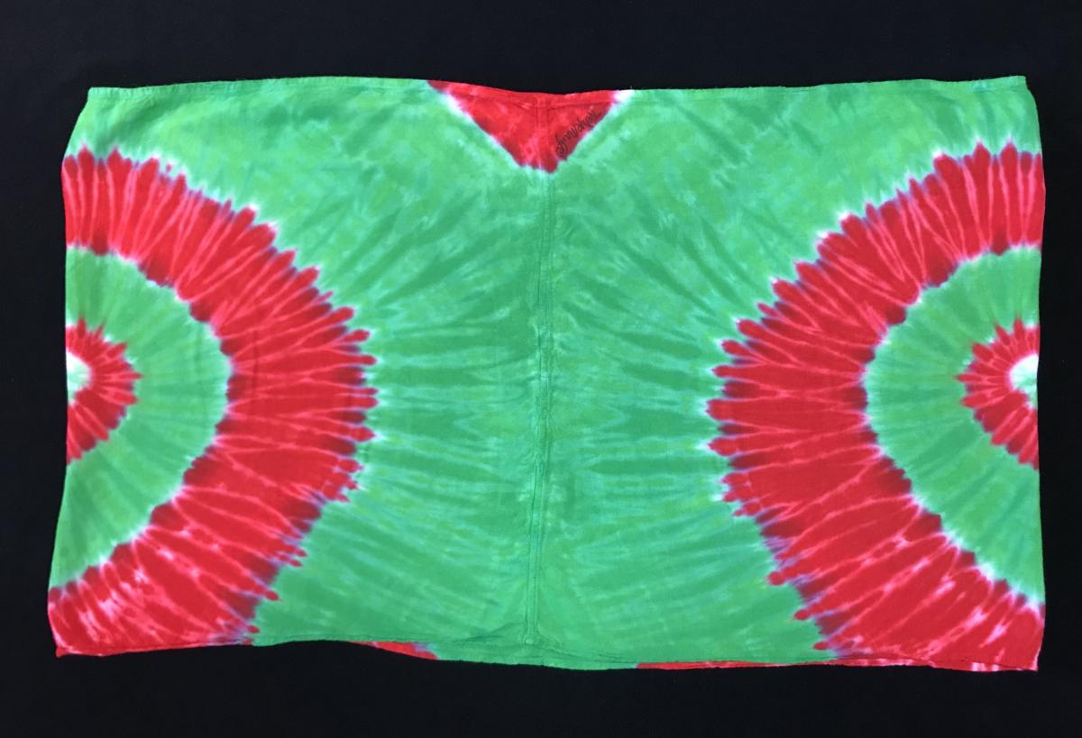 Watermelon Holiday Spiral Rayon-Light Circular Scarf picture