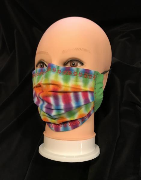 Rainbow Checkerboard Adjustable Mask picture