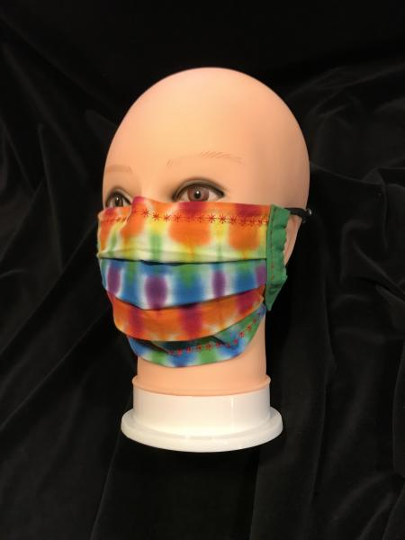 Rainbow Checkerboard Adjustable Mask picture