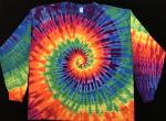 SIZE 3XL Rainbow Spiral Longsleeve