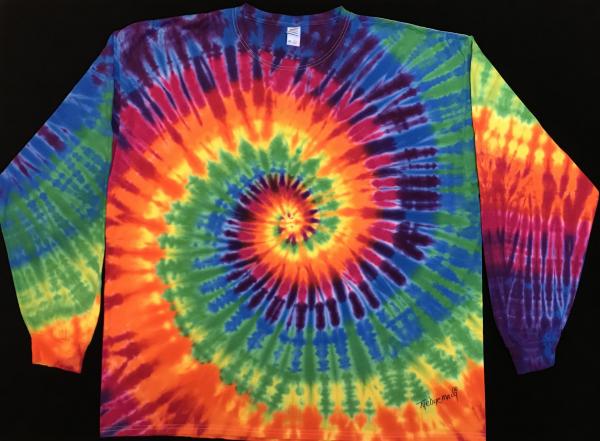 SIZE 3XL Rainbow Spiral Longsleeve picture