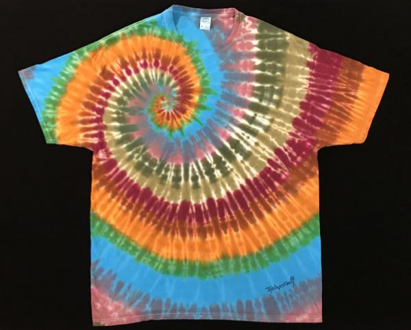 SIZE XL New Fall Shoulder Spiral Custom Tee picture