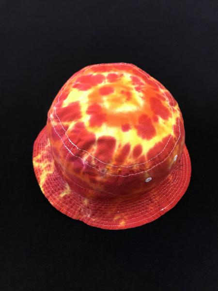 Size Toddler Fire Spiral Cotton Bucket Hat picture