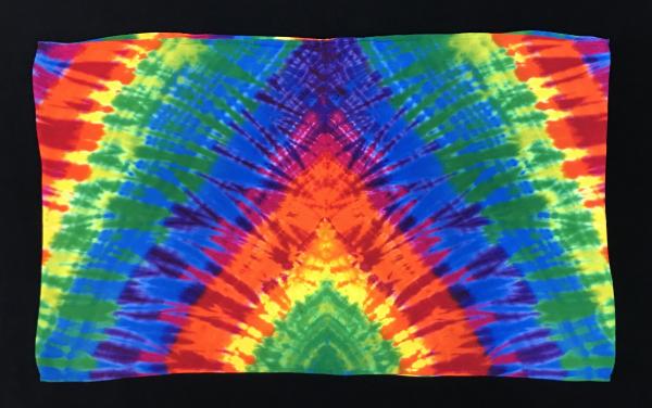 Rainbow Strata Light Rayon Circular Scarf picture