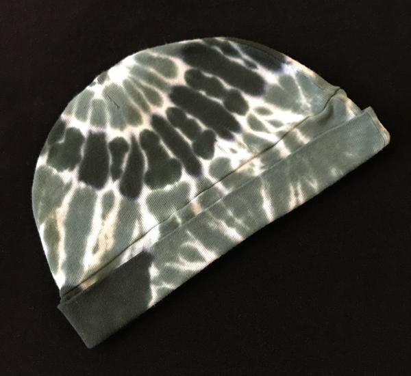 Sage and Evergreen Spiral Adult Watch Cap