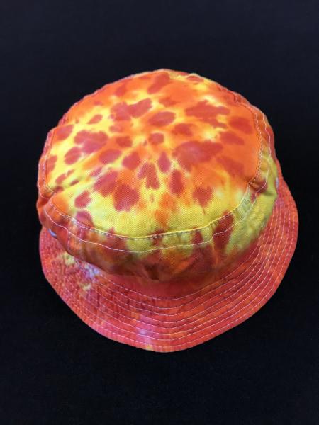 SIZE KID 3-D Fire Spiral Cotton Bucket Hat picture