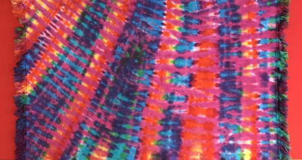 Amazing Rainbow and Rose Strata Handwoven Area Rug