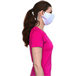 Purple Krackle Knit Fitted Adjustable Mask picture