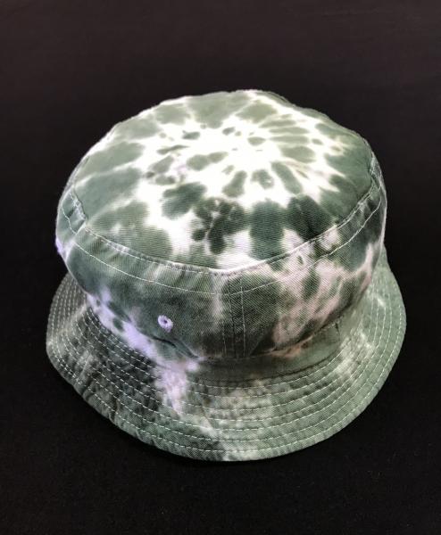 SIZE KID Sage and Evergreen Spiral Cotton Bucket Hat picture