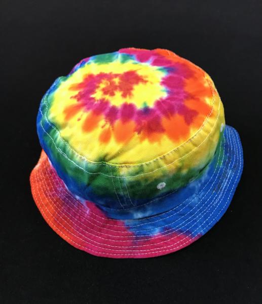 SIZE KID Rainbow Spiral Cotton Bucket Hat picture