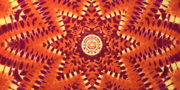 Fire Mandala Cotton Tapestry picture