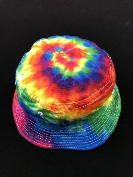 SIZE KID Rainbow Spiral Cotton Bucket Hat picture