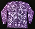 SIZE Large Purple Krackle Heart Longsleeve