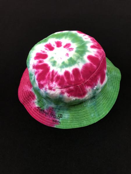 SIZE ADULT Watermelon Holiday Spiral Cotton Bucket Hat picture