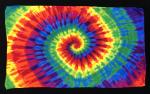 Rainbow Spiral Light Rayon Circular Scarf