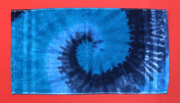 Multi-Blue/Aquamarine Spiral Hand Towel